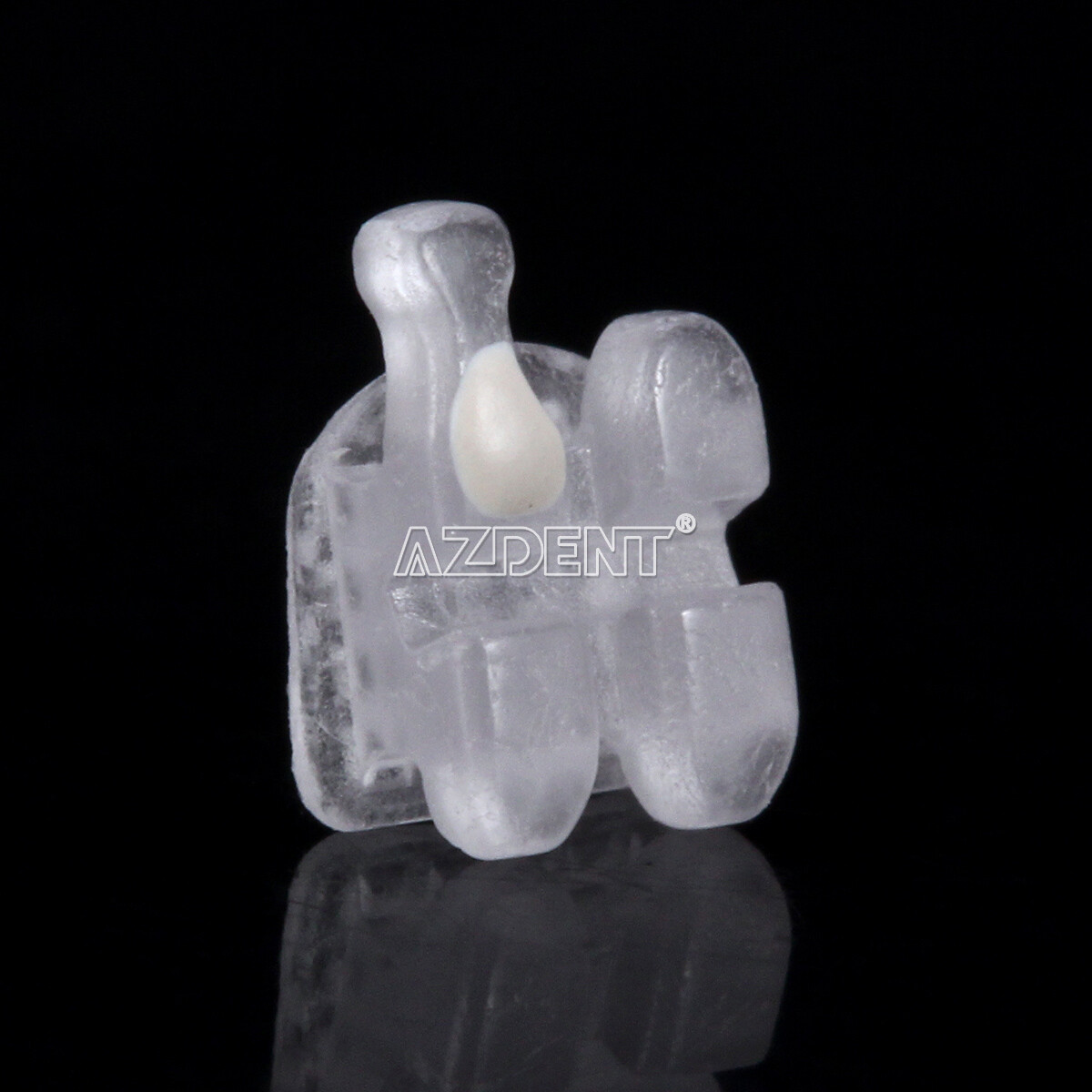 AZDENT Dental Orthodontic Ceramic /Metal Brackets Braces Roth 0.022 Hooks 3 4 5