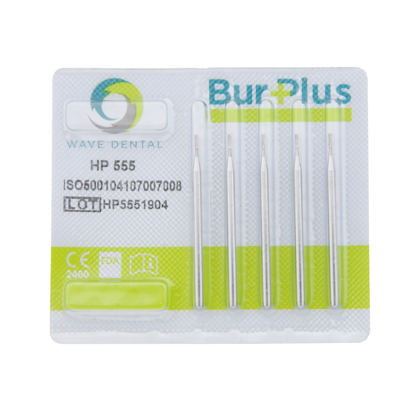 Wave Dental Surgical Straight Handpiece Bur HP Shank 44.5mm Round Taper Fissure