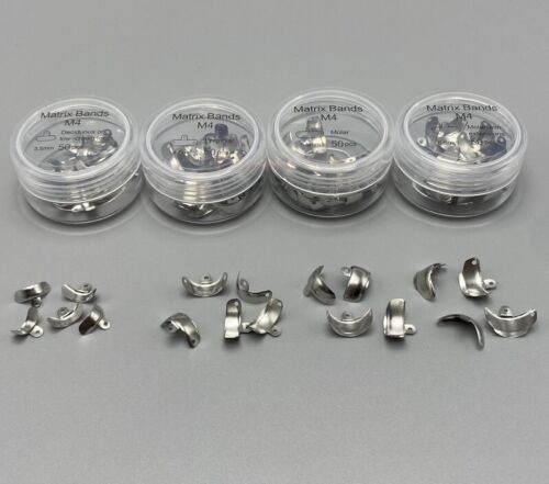 Dental Sectional Matrix M4 1.0 Matrices Refill All Sizes 50/PACK Tofflemire Type