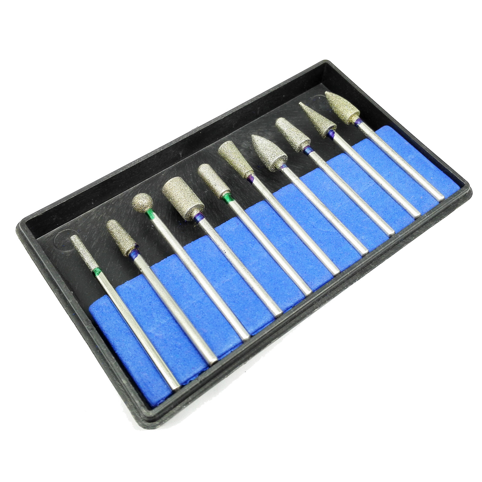 Dental Lab Polishing Bur Drills Tungsten Steel Carbide Burs Burrs 2.35MM 6 Types