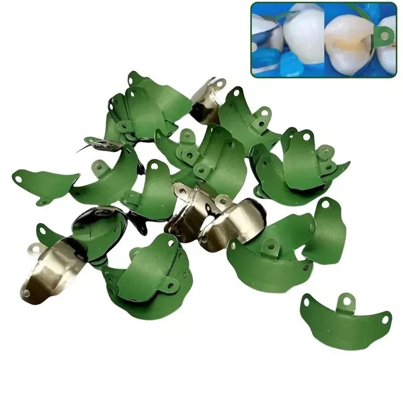 Dental Matrix Bands PTFE Non-Stick Coating Sectional Contoured Metal Matrices US