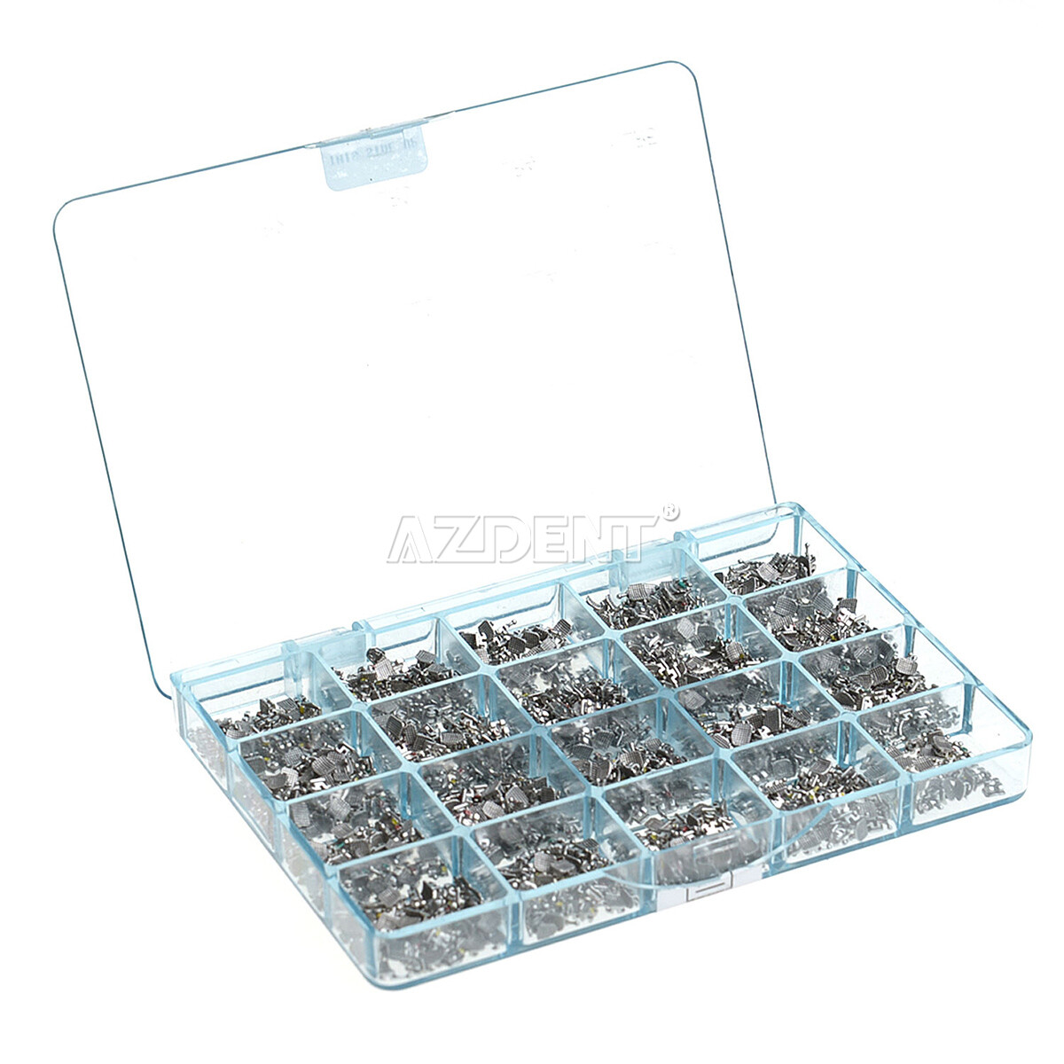 50Sets/pack AZDENT Dental Orthodontic Brackets Mini MBT Roth 018/022 Hooks 345