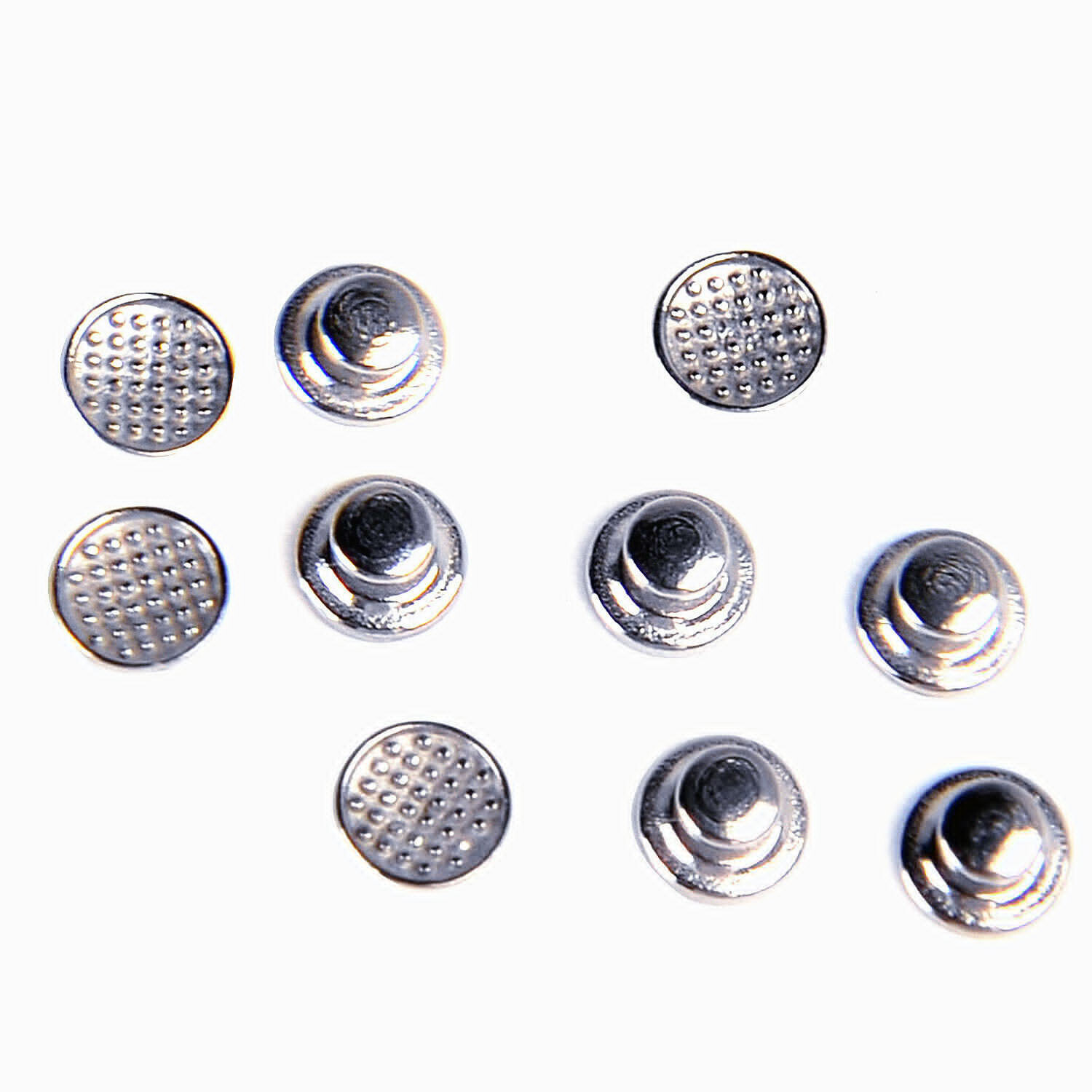 10Pcs/Bag Dental Orthodontic Composite Lingual Buttons for Bondable Round Base