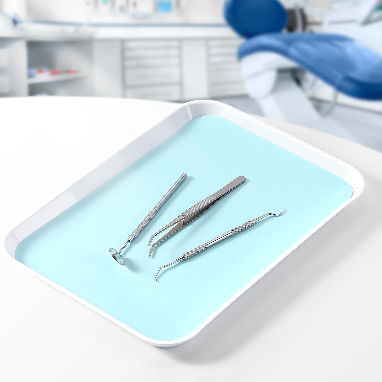 JMU Dental Paper Tray Cover Liner BLUE, Size B 8.5″ x 12.25″, Case of 1000pcs