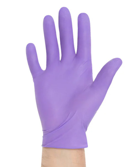 Halyard Purple Nitrile Exam Gloves, Size X-Small 55080, Case of 1000