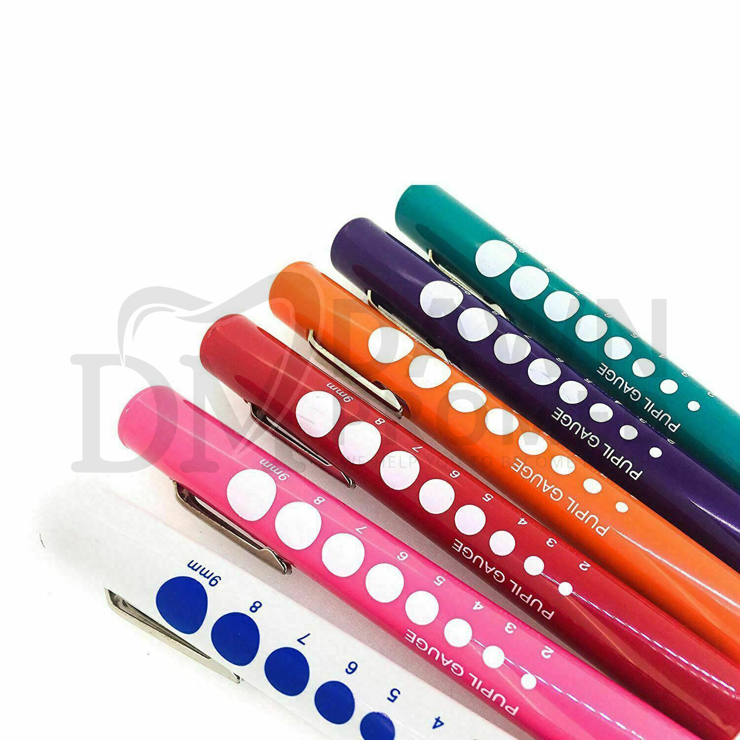 10 Pcs Penlights Set – Colorful Pupil Gauge Penlights For Nurse Doctor Paramedic