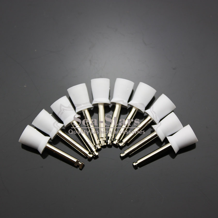 10 Mixed Types Disposable 100 PCS Dental Prophy Brush Cup Polishing Polisher