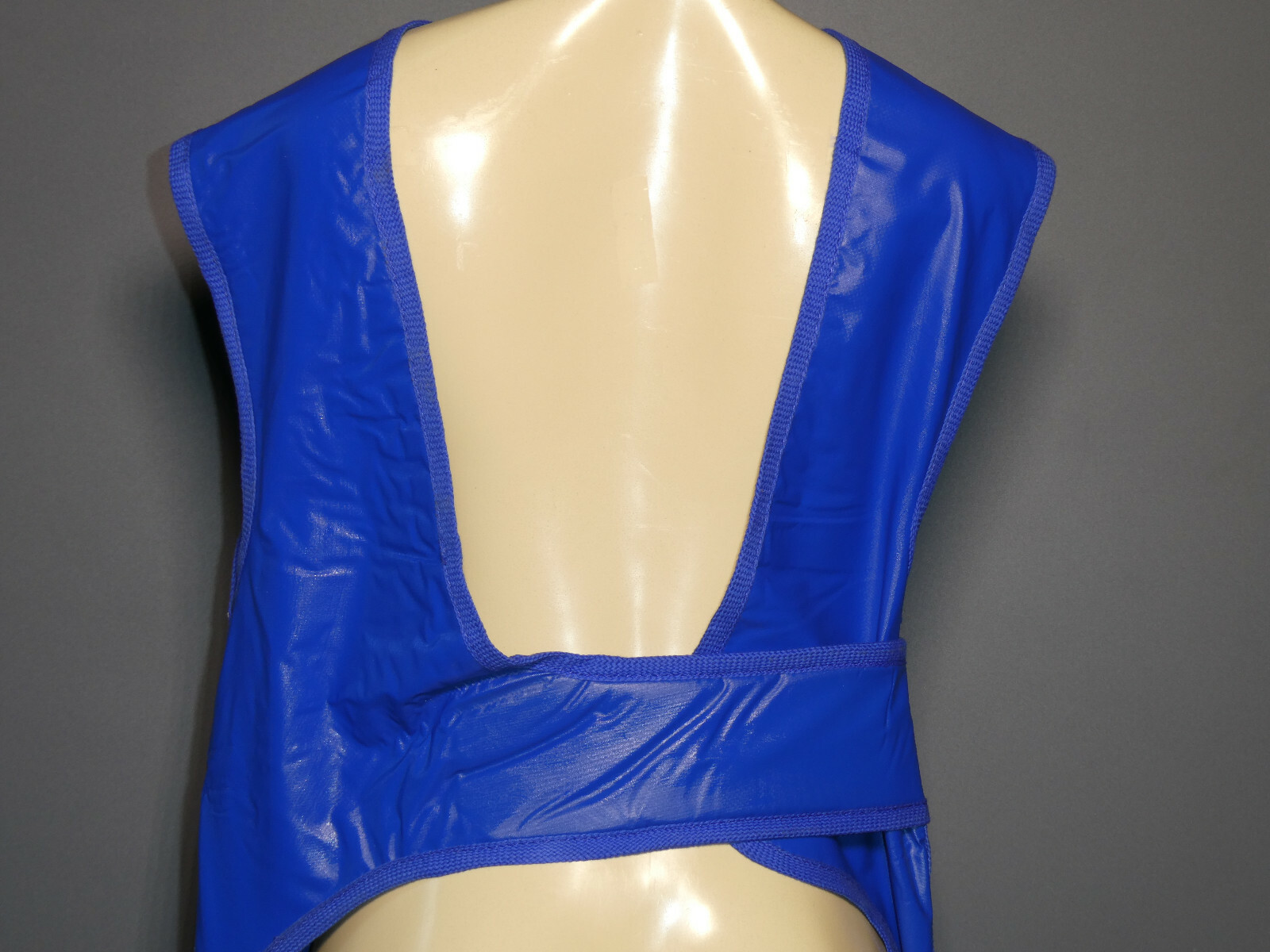 X-Ray Front Protection Apron Size Adult Unisex Large Hoop and Loop Closure Blue