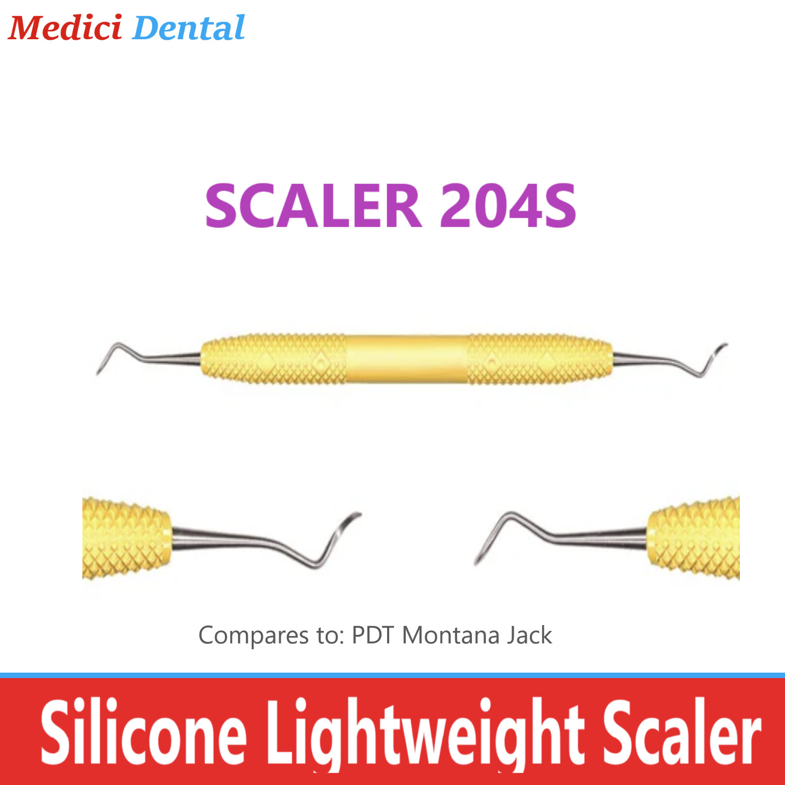 Dental Barnhart 5-6 Columbia 13-14, 4L-4R Universal Curette, Anterior Scaler