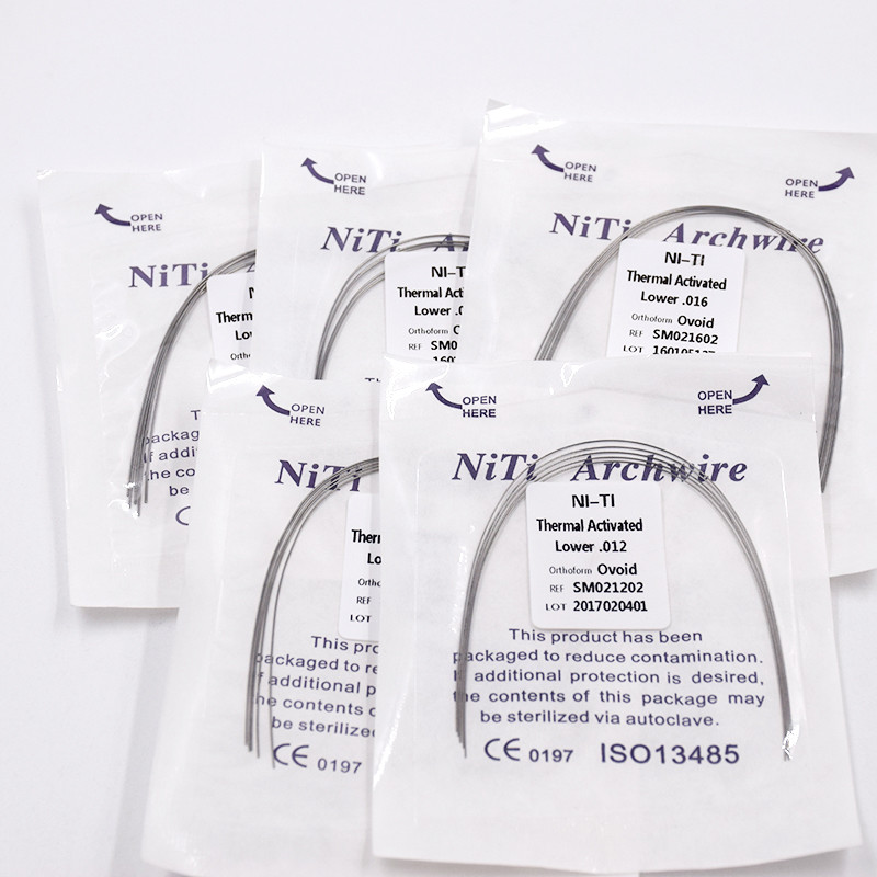 Dental Orthodontic Round Arch Wire Upper/Lower Niti Thermal Activated All Size