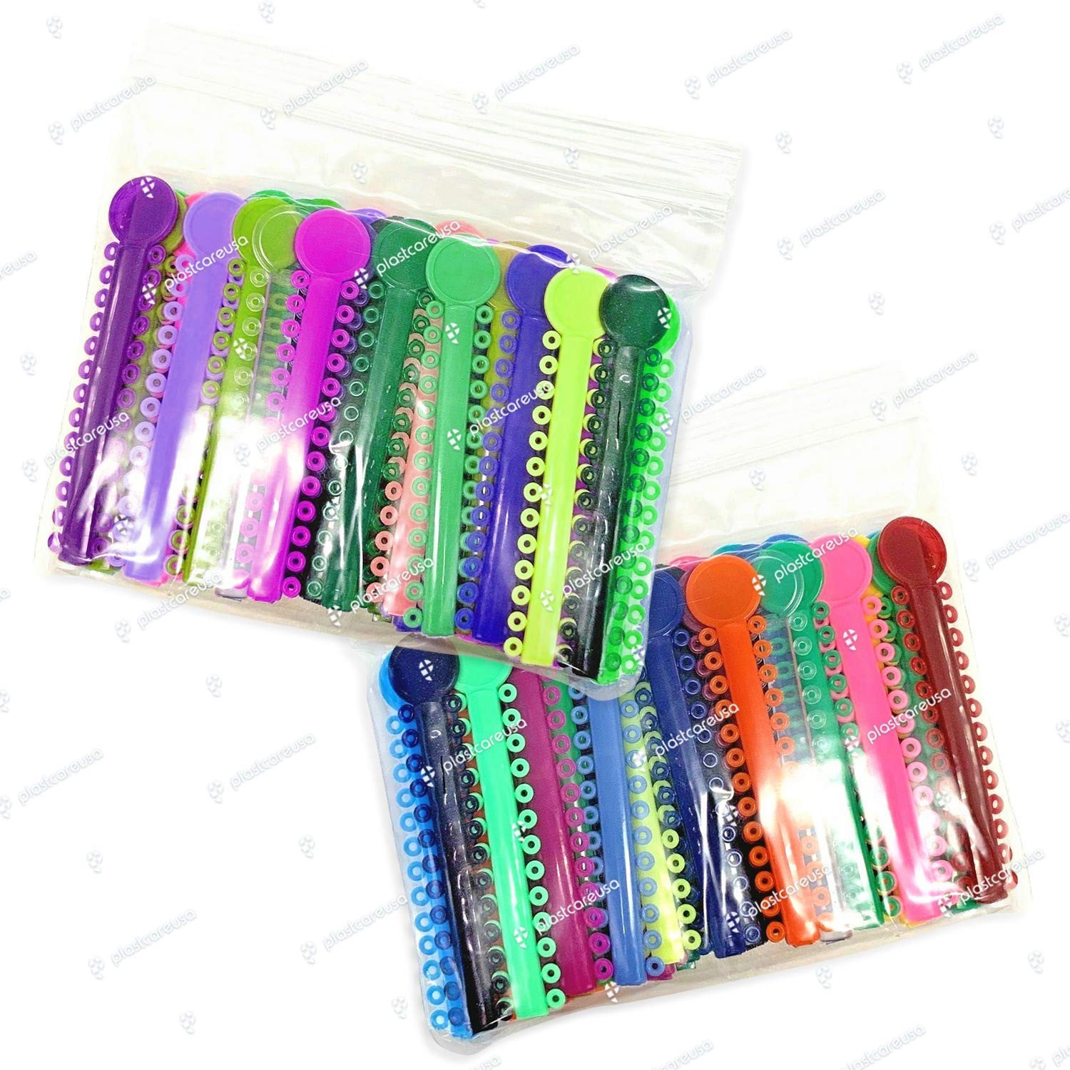 2080 Ligature Ties for Braces – 1040 Count (Pack of 2), multicolour