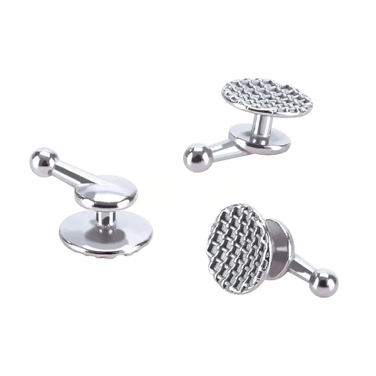 Dental Orthodontic Bondable Lingual Buttons with Hook Round Base 10 Pcs/Bag