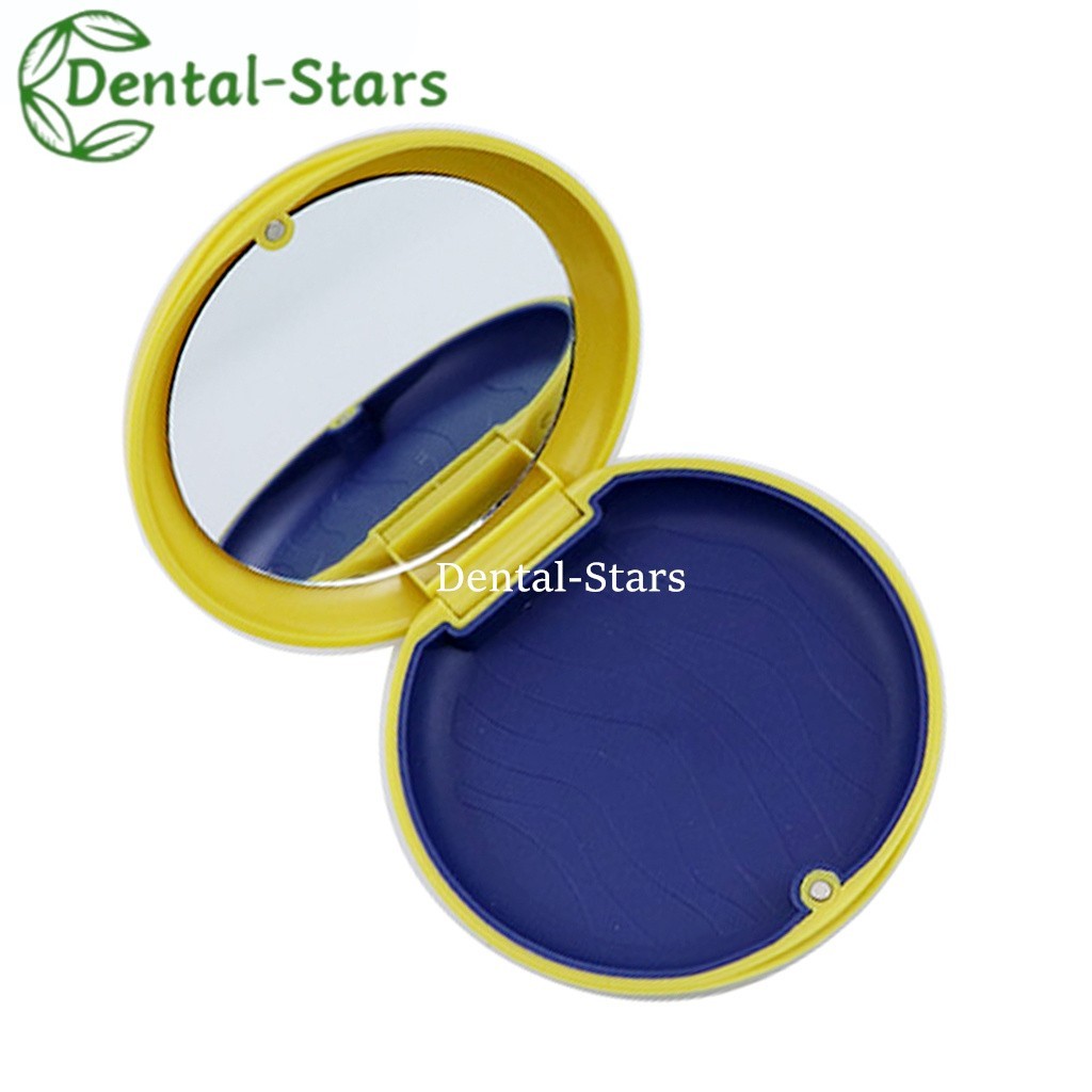 Dental Retainer Box Braces Orthodontic Aligner Case Magnetic Mouth Guard Box