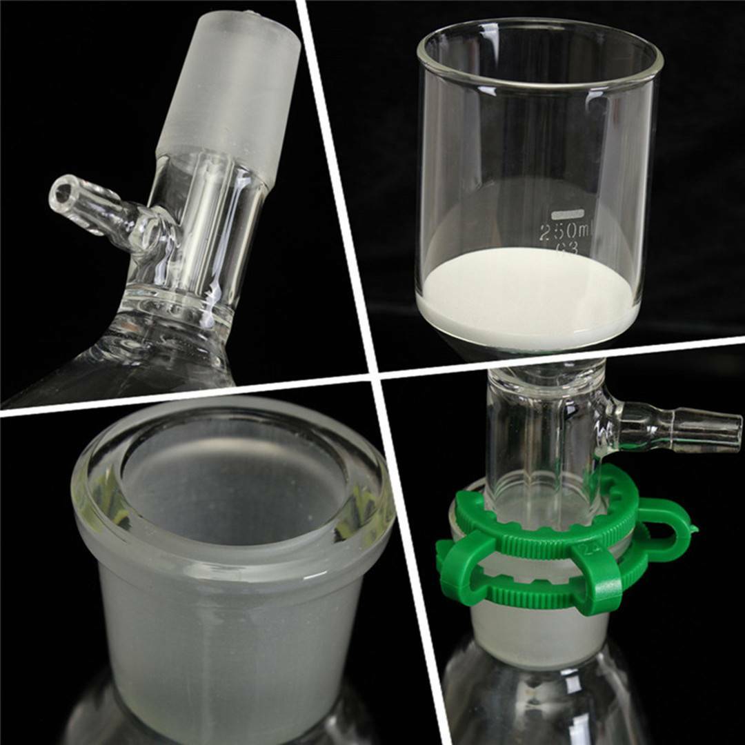 Glass Vacuum Filter Filtration Kits 1000ml Flask Funnel Laboratory Devices Set
