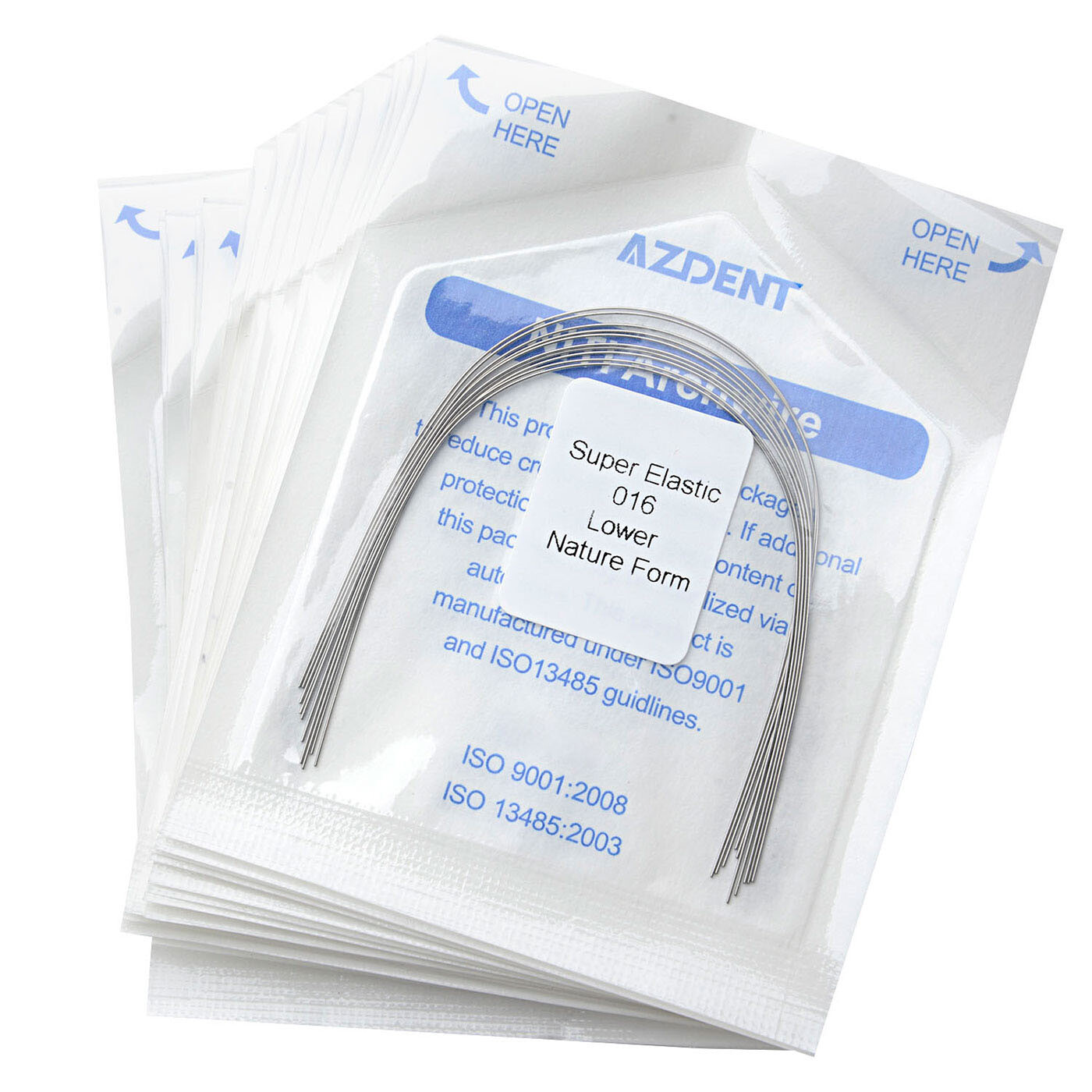 Dental Orthodontic Super Elastic NITI Arch Wire Round Ovoid/Square/Natural
