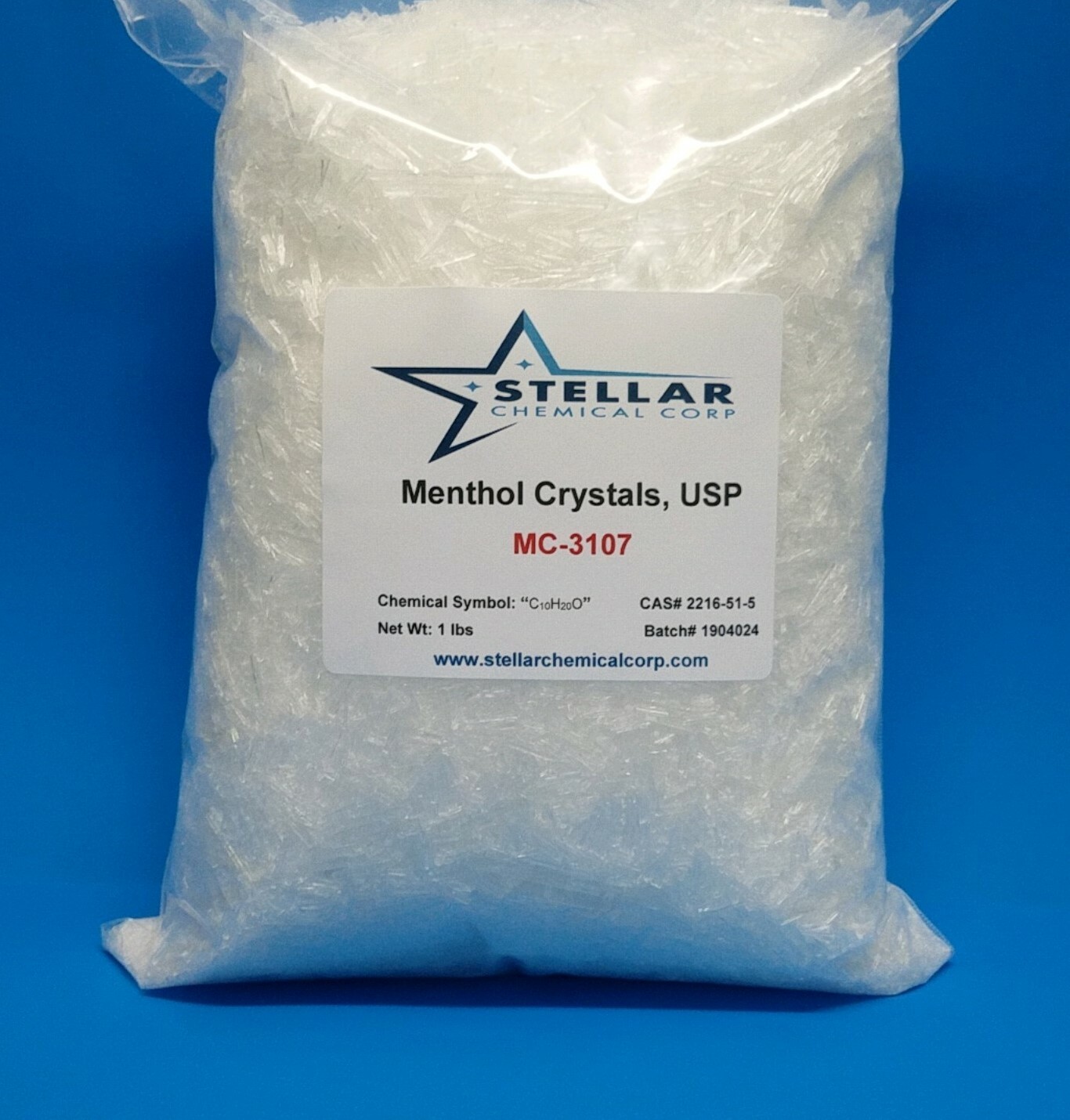 Menthol Crystals, USP 100% Pure & Natural 2 Pounds (32 oz)