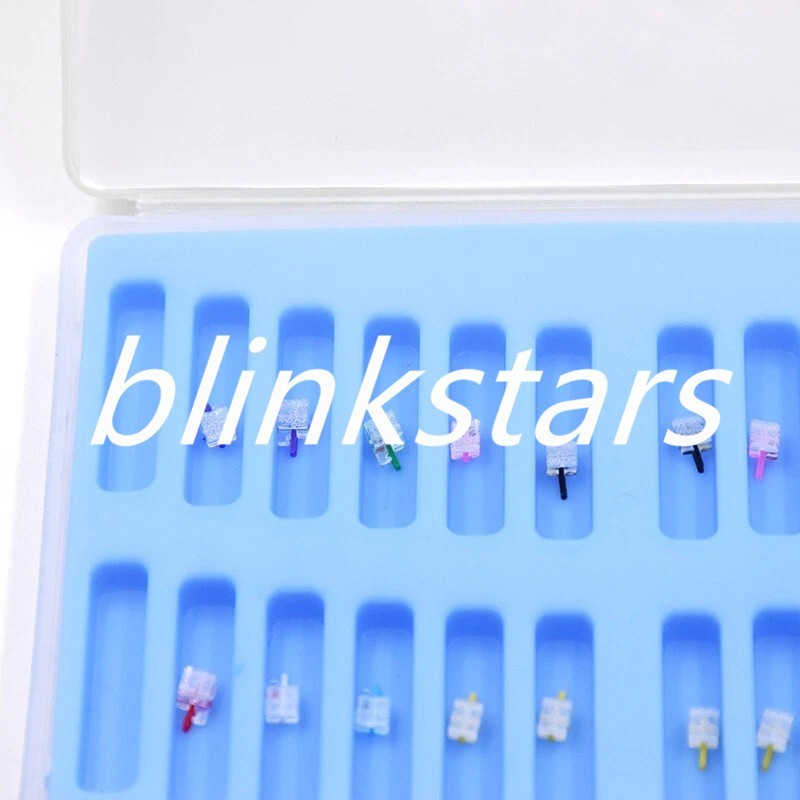 20 Pcs/Pack Orthodontic Dental Ceramic Monocrystalline Sapphire Bracket 345 Hook