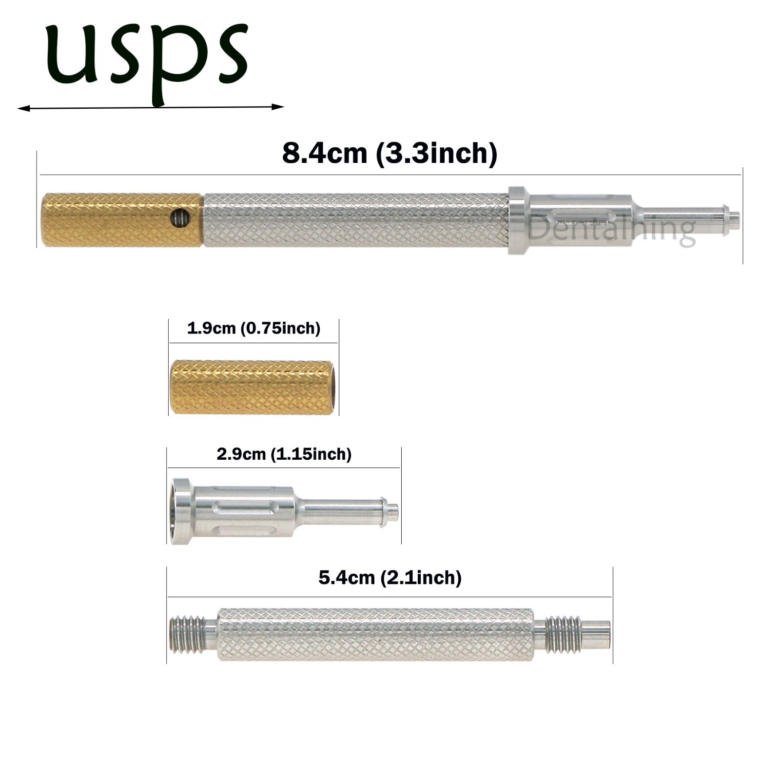 US Dental Overdenture Implant Abutment Locator Sys For Hiossen Regular 3/4/5.0mm