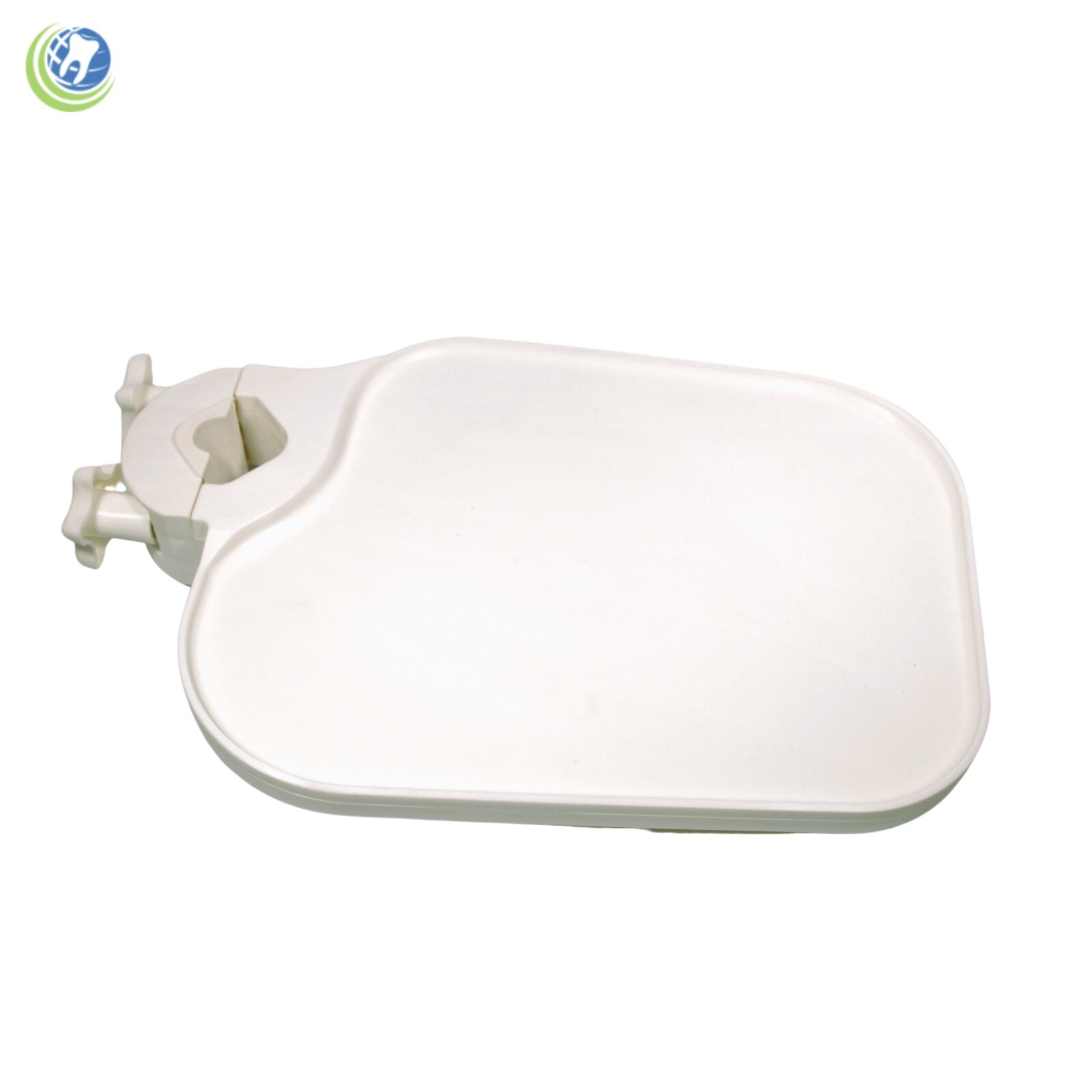 NEW DENTAL POLE POST MOUNT UTILITY ACCESSORY SHELF TRAY TABLE MEDICAL WHITE