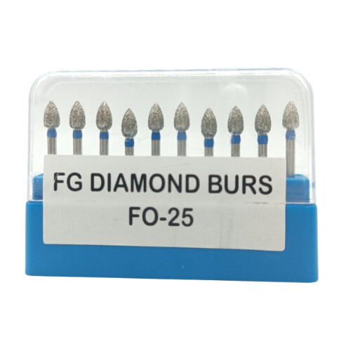 Dental FG Diamond Burs for High Speed Handpiece Friction Grip 5pcs/pack