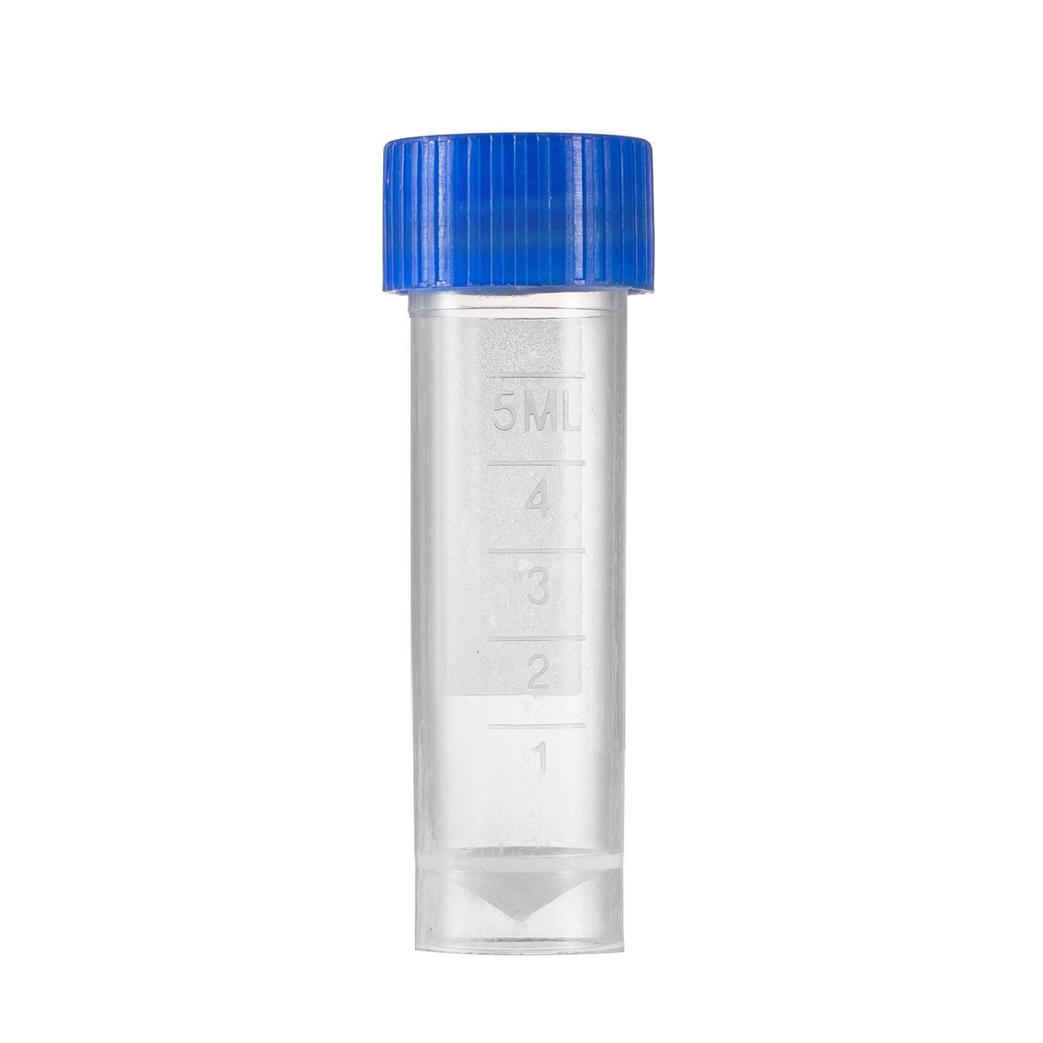 50 Pieces 5 Ml Plastic Graduated Vial Sample Bottle Storage Container Tubes with