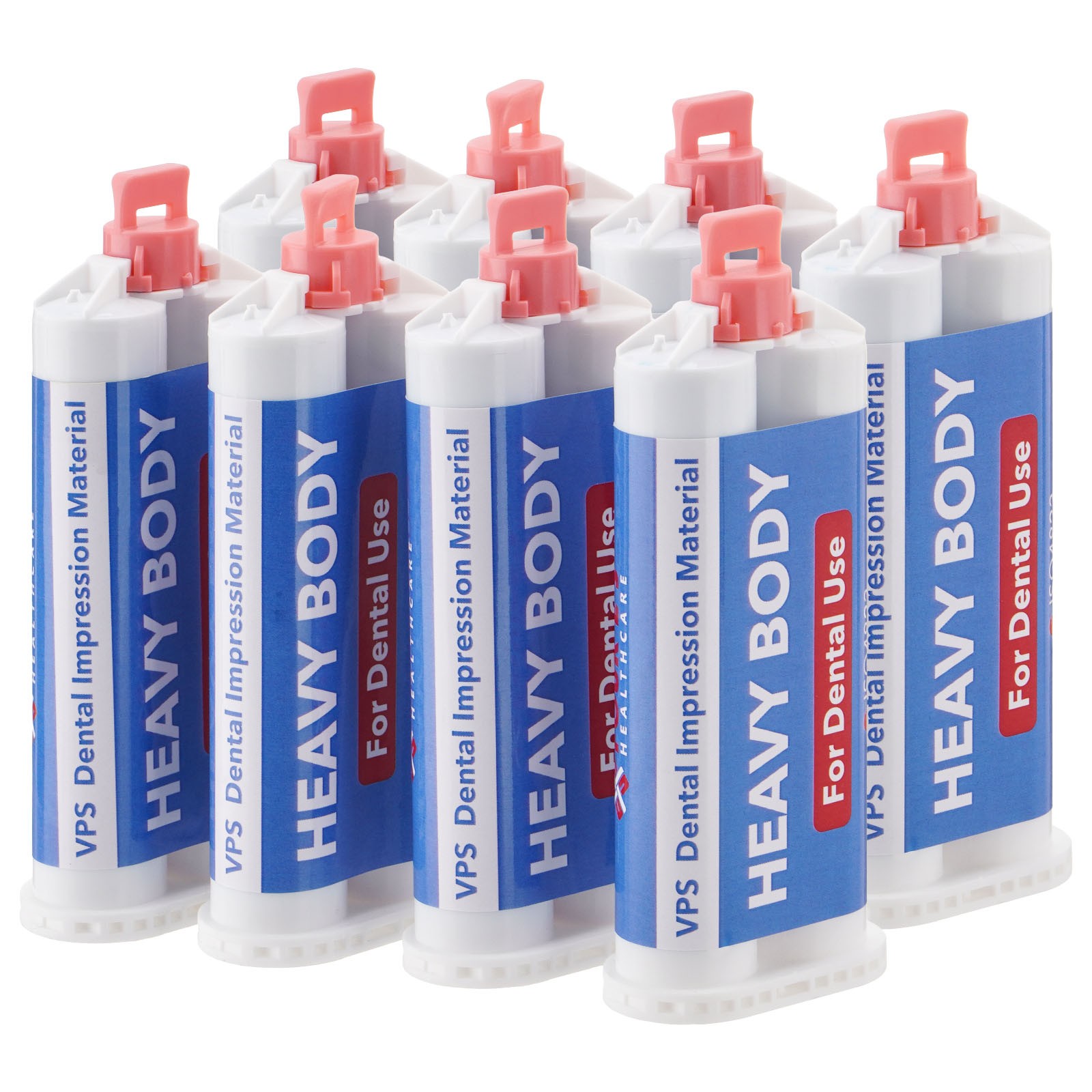 80Pcs Heavy Body Fast Rapid Set Impression Material 50mL Cartridges VPS PVS New