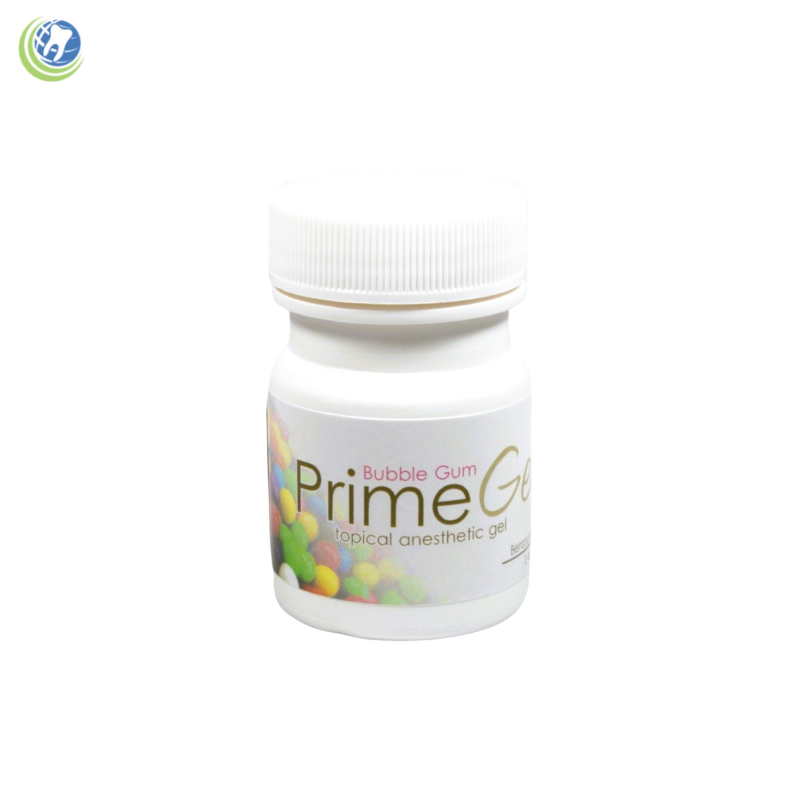 2 x Dental PrimeG Oral Topical Anesthetic Gel 1 oz Bubble Gum 20% Benzocaine