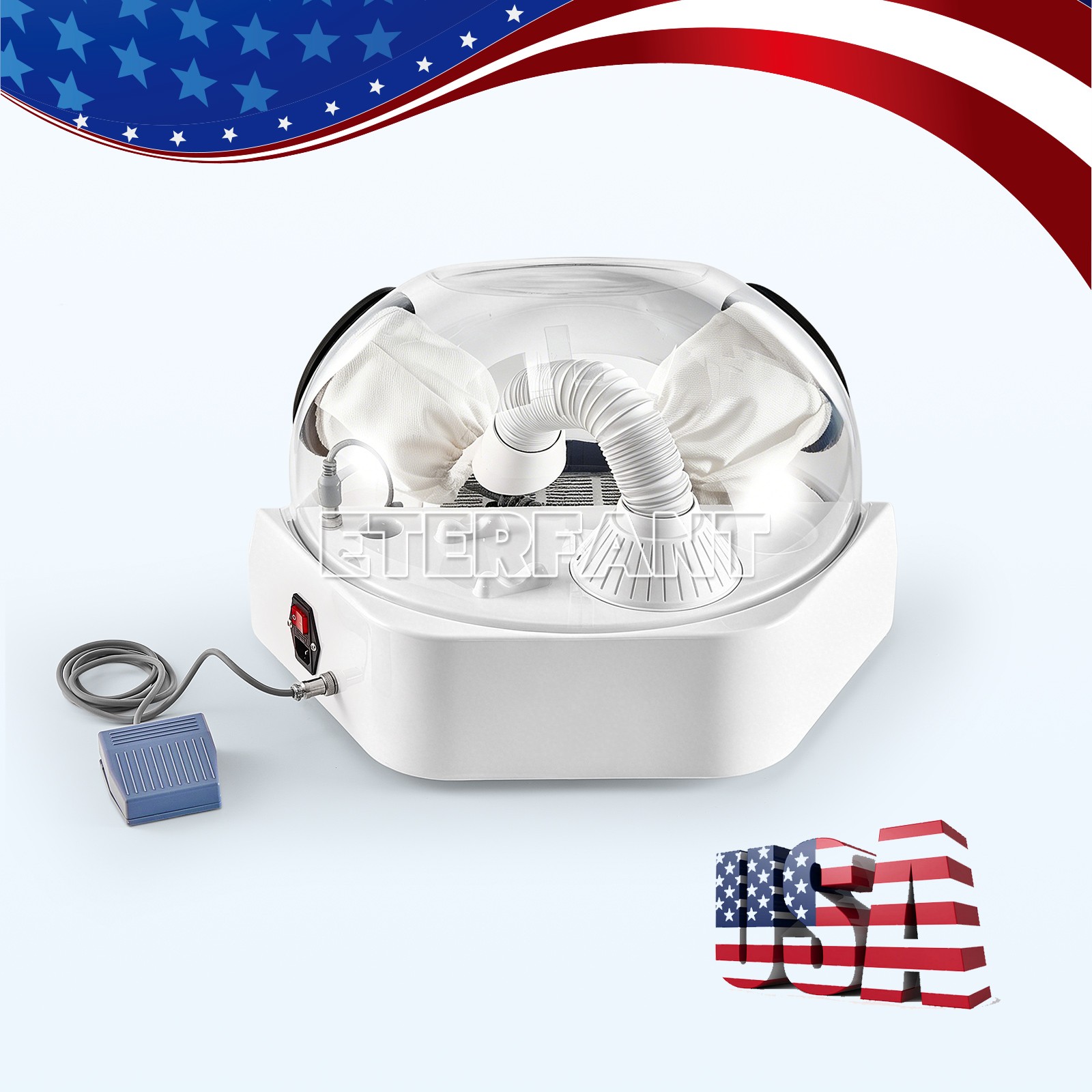 Dental Twin Pen Sandblaster with 2 Al Tanks/Dust-Free Grinding Machine with LED