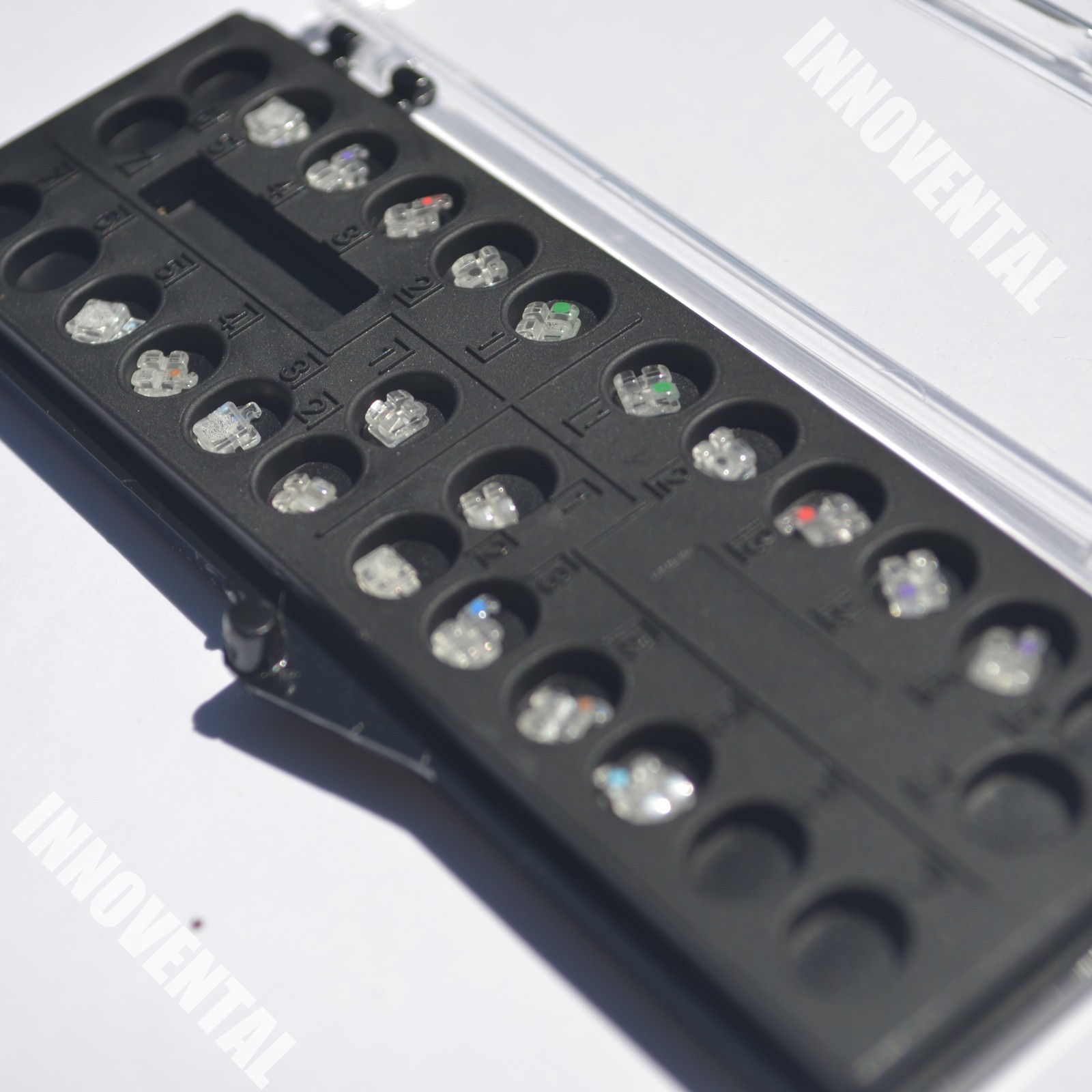 J&J Ortho™ CLARO™ Sapphire Ceramic Orthodontic Bracket Roth 018(20pcs) Hubit