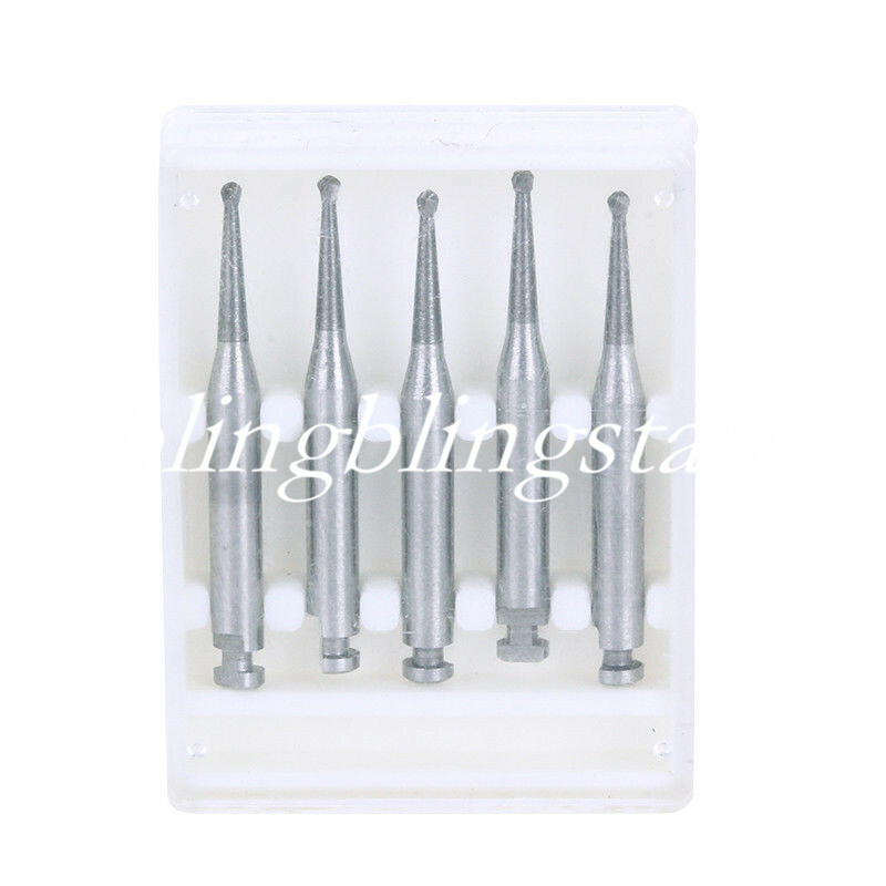 8 Types Dental Round Carbide Bur for Slow Speed Latch Type RA 1# – 8# Burs