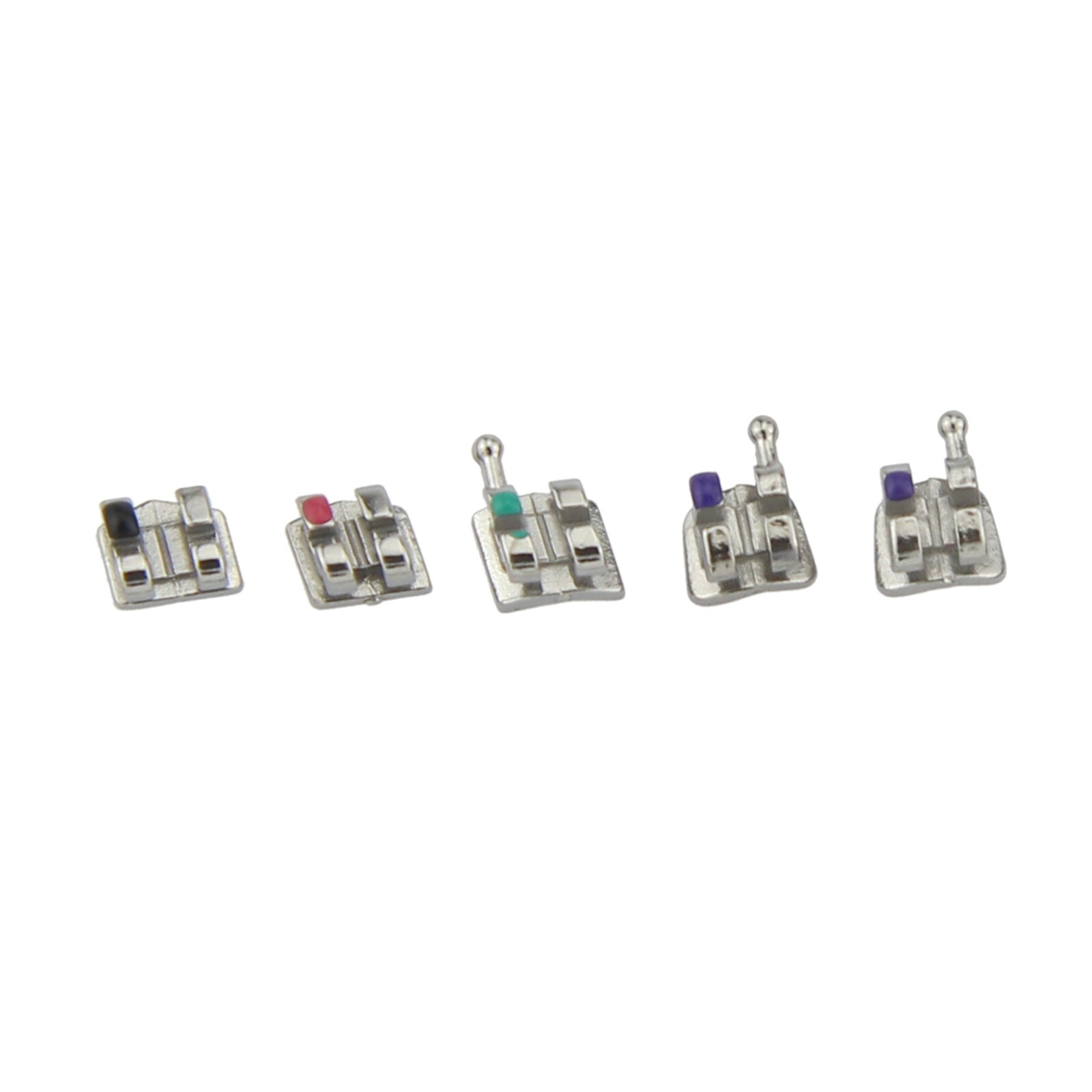 Dental Orthodontic Metal Bracket Braces MIM Roth Slot 022 345 Hooks 5-5 10 Kits