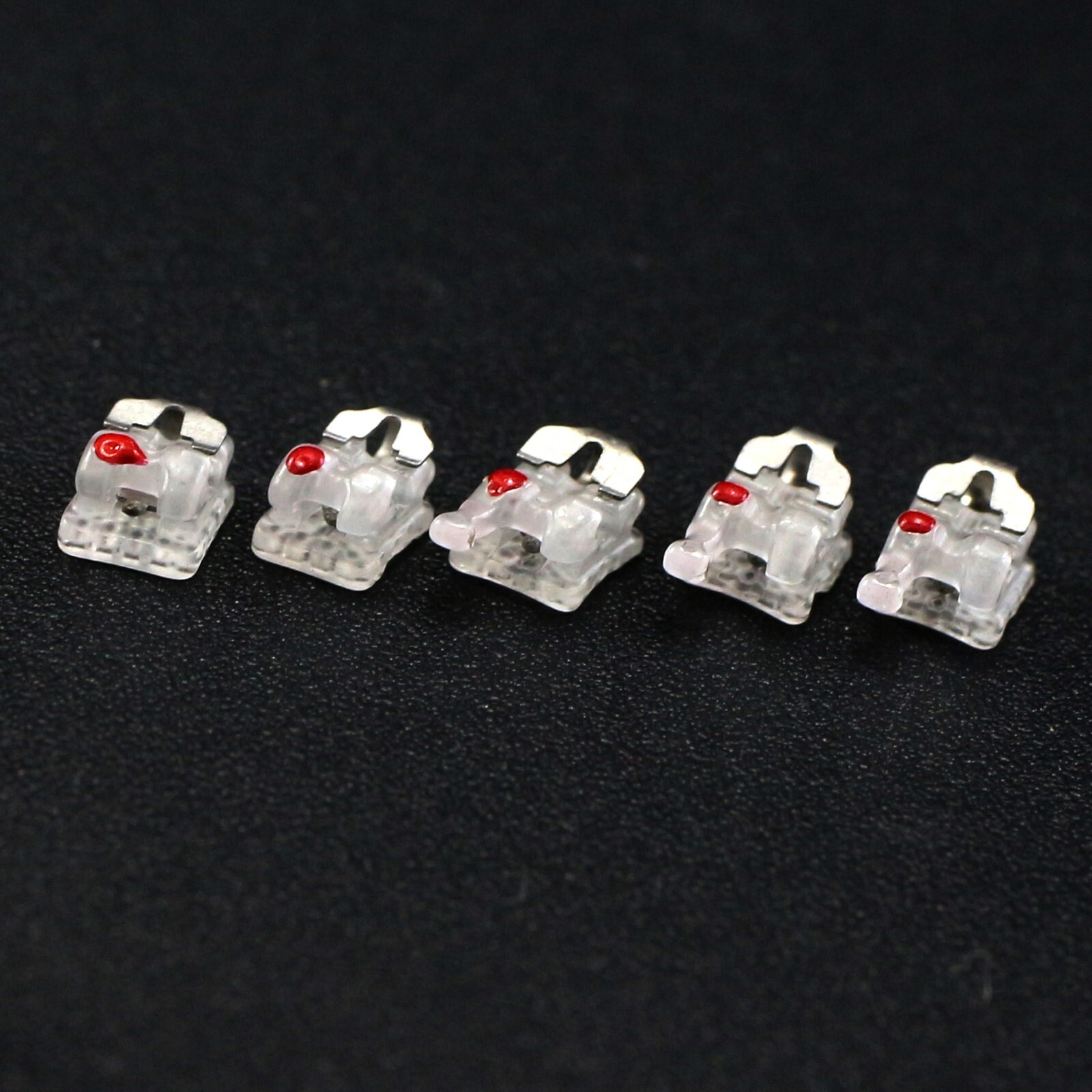 Dental Empower Cear Metal Self Ligating Brackets Orthodontic Braces Roth MBT 022
