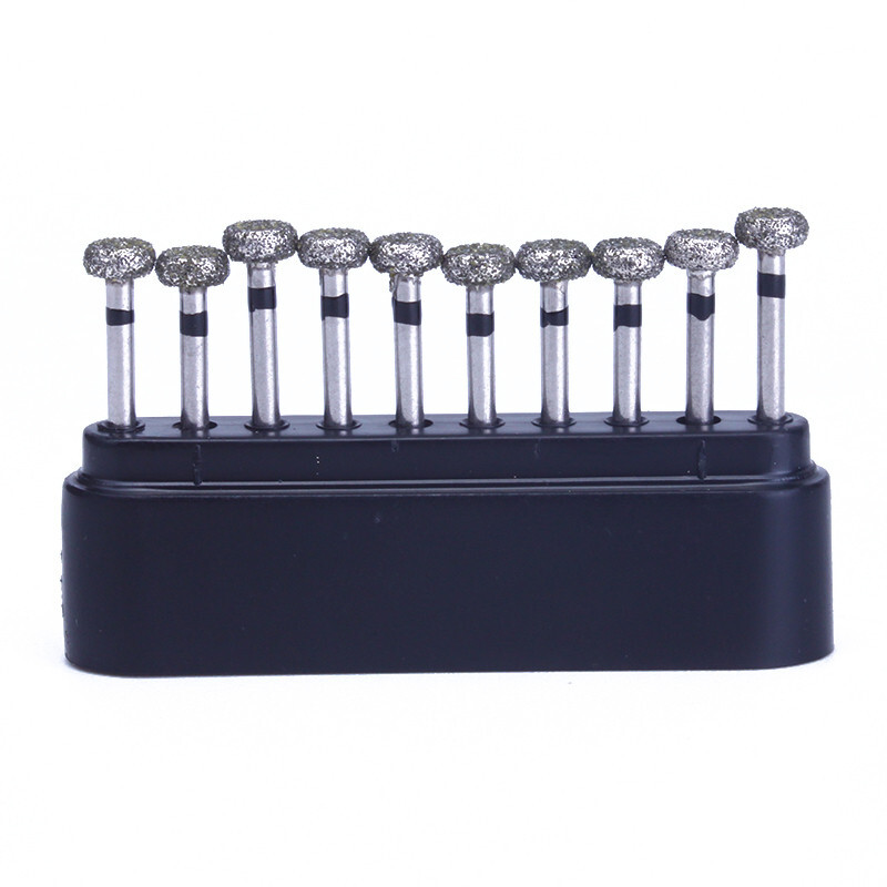 10pcs/box AZDENT Dental Diamond Burs Drills FG Burs for High Speed Handpiece