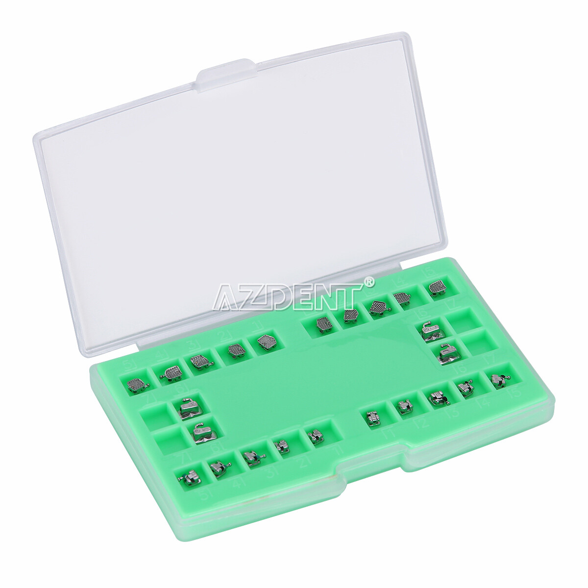 AZDENT Dental Ortho Super Elastic Niti Arch Wires Round /Self-ligating Brackets