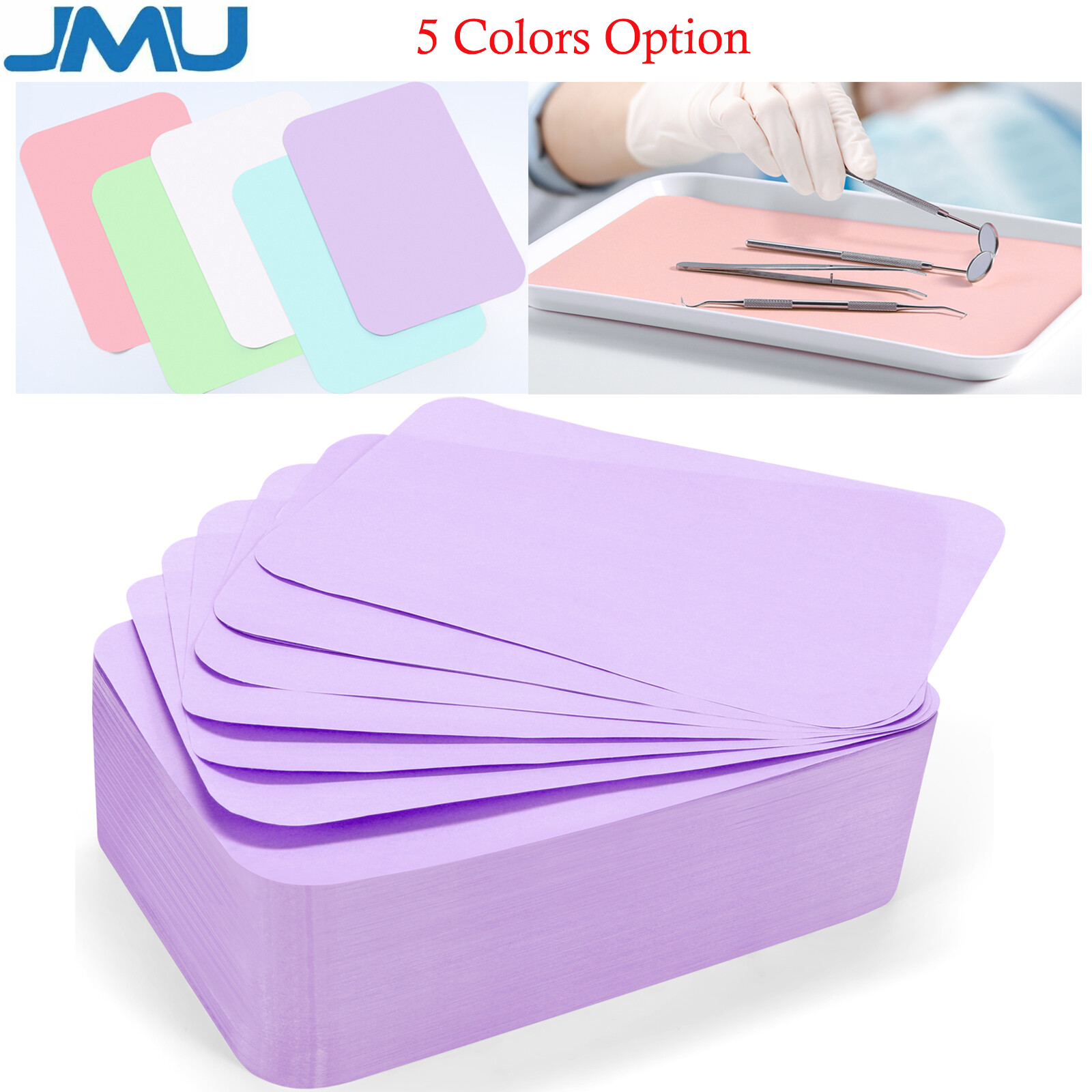 Up to 3000, JMU Disposable Dental Tray Covers Paper Liners, 12.25″x8.5″ Size B