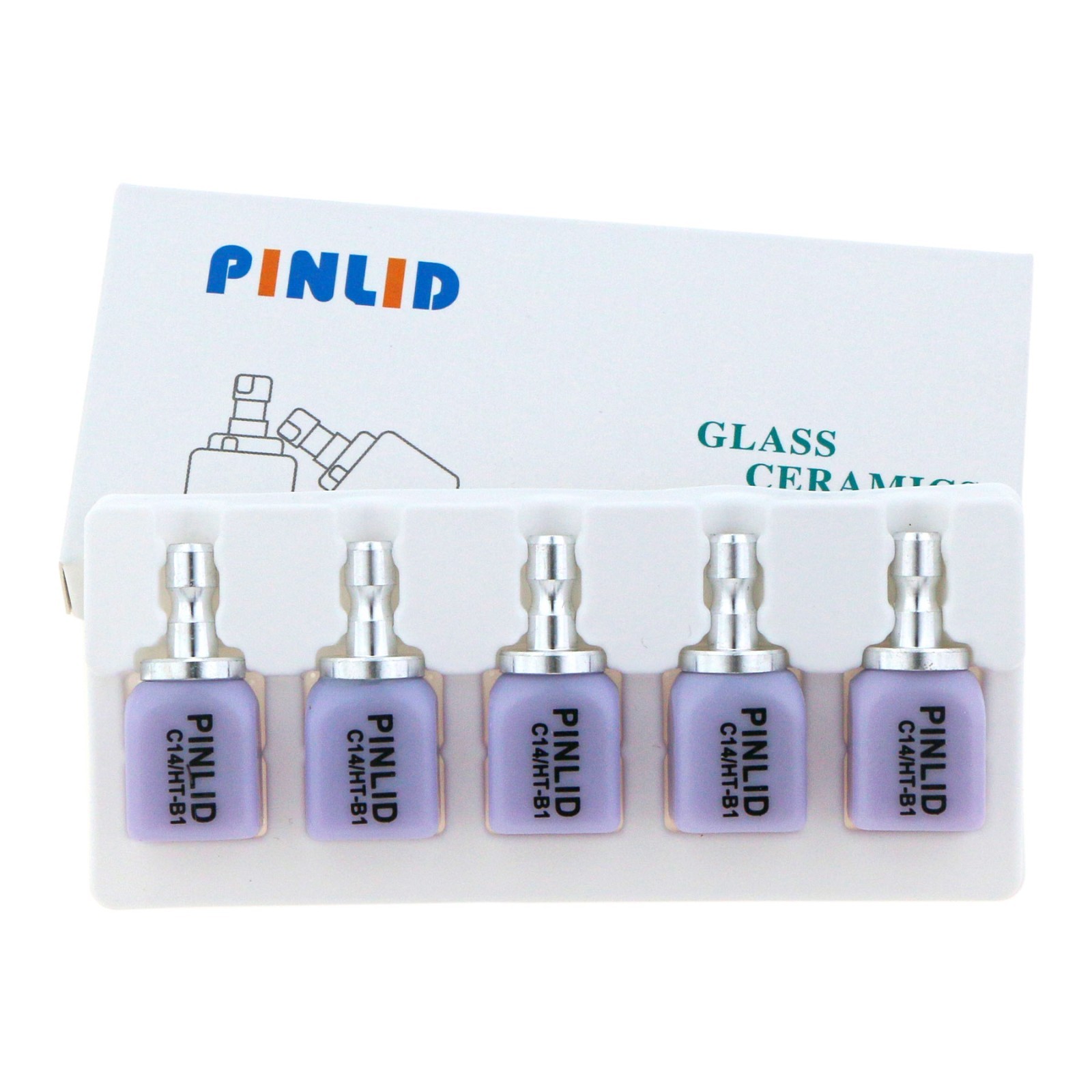 US Dental Emax Lithium Disilicate Glass Ceramic Blocks C14 HT CEREC CAD/CAM