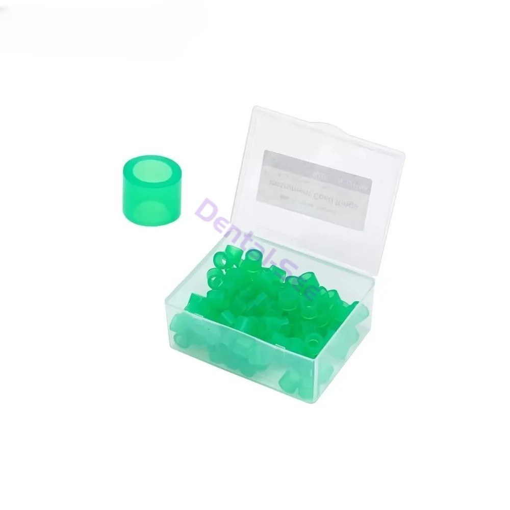 100Pcs/Box Dental / Hygienist Instrument Silicone Color Code Rings Autoclavable