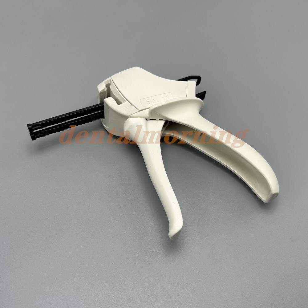 Dental Dispenser Impression Mixing Dispensing Delivery Gun 5ML 1:1/4:1 Mixer