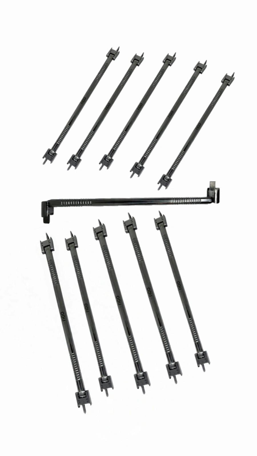 SET X 10 SWIVEL HEAD GAUGE 90 DEGREE BRACKET POSITIONER MOVIL TIP Orthodontic