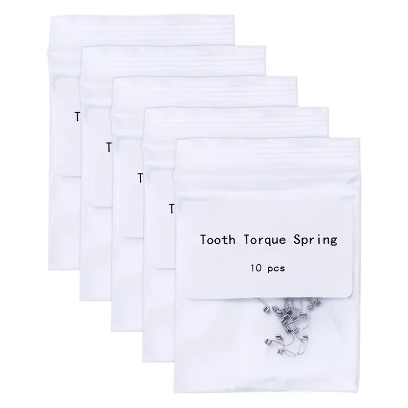 10 Pcs/bag Dental Orthodontic Anterior Torque Rectangular Torquing Spring L/M/S