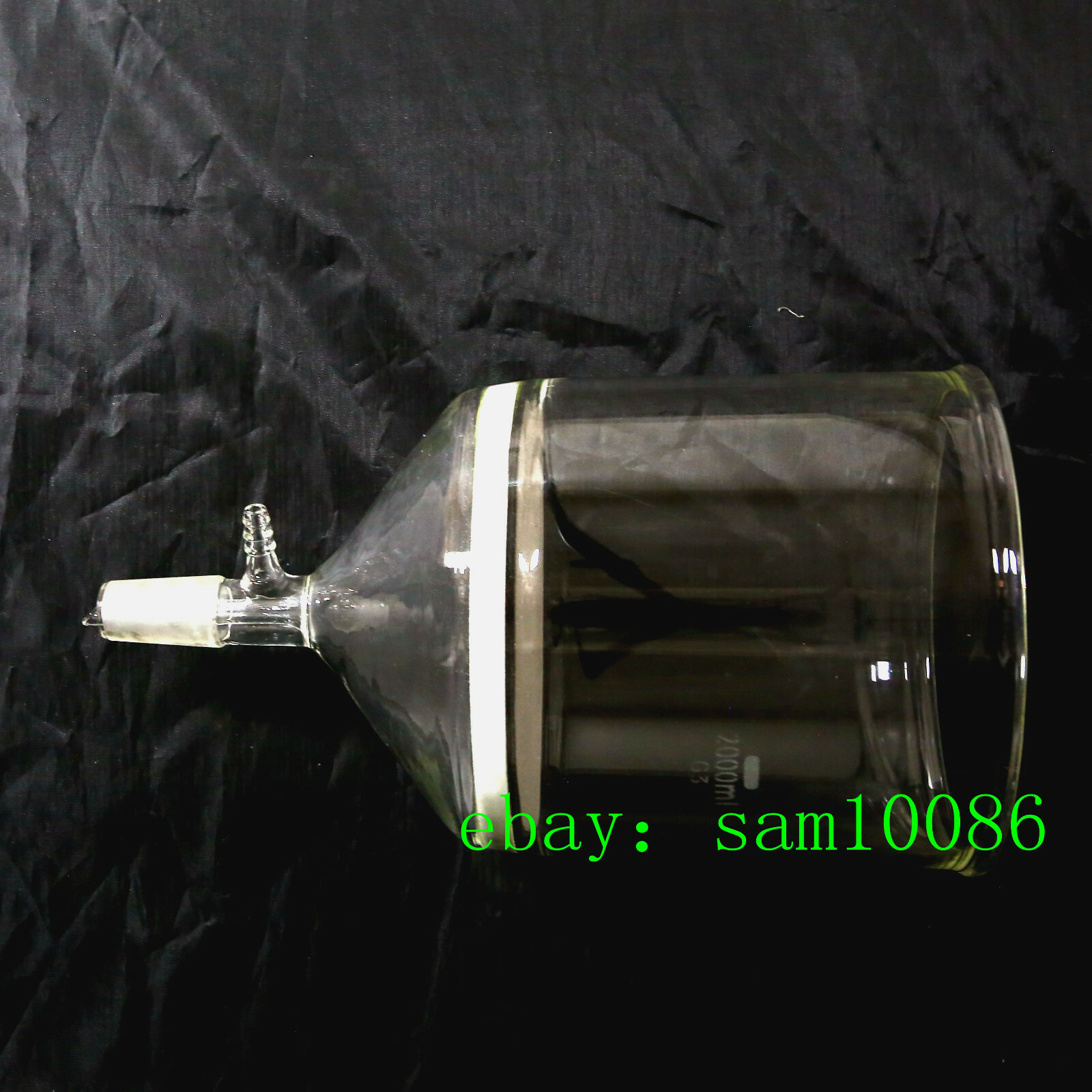 24/40 Buchner Funnel,Filtering Funnell,Glass Funnel with Coarse Filter,Lab chem