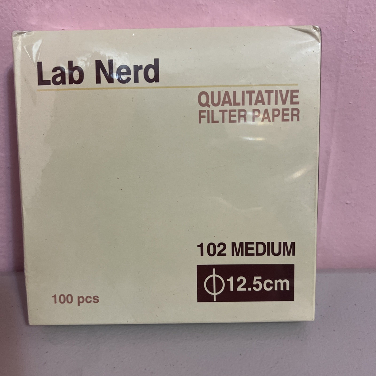 NEW Lab Nerd Qualitative Filter Paper 102 Medium 12.5 Cm 100 Pieces