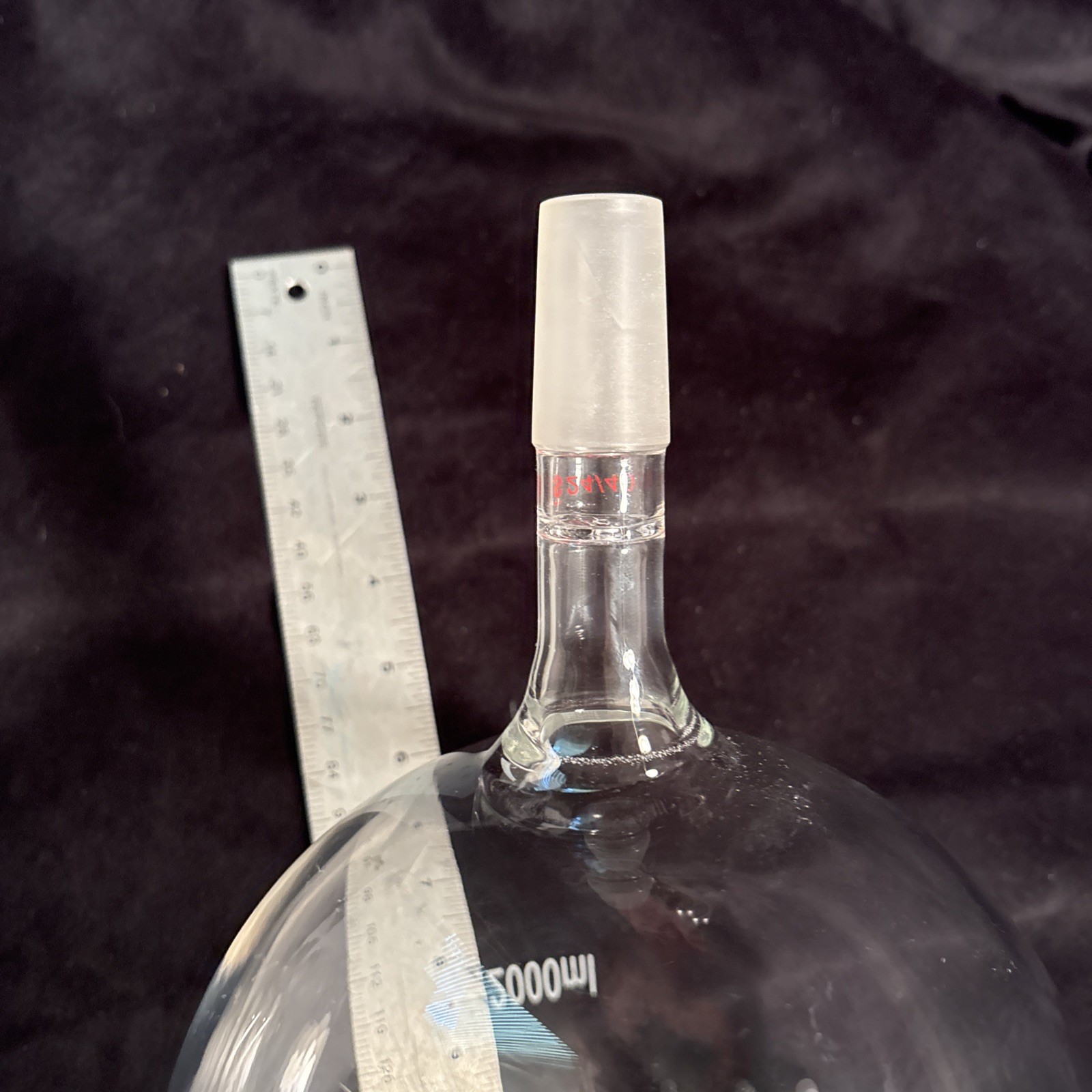 Laboratory Glass Chromatography Reservoir Capacity Flask 2000ml Unused Freeship!