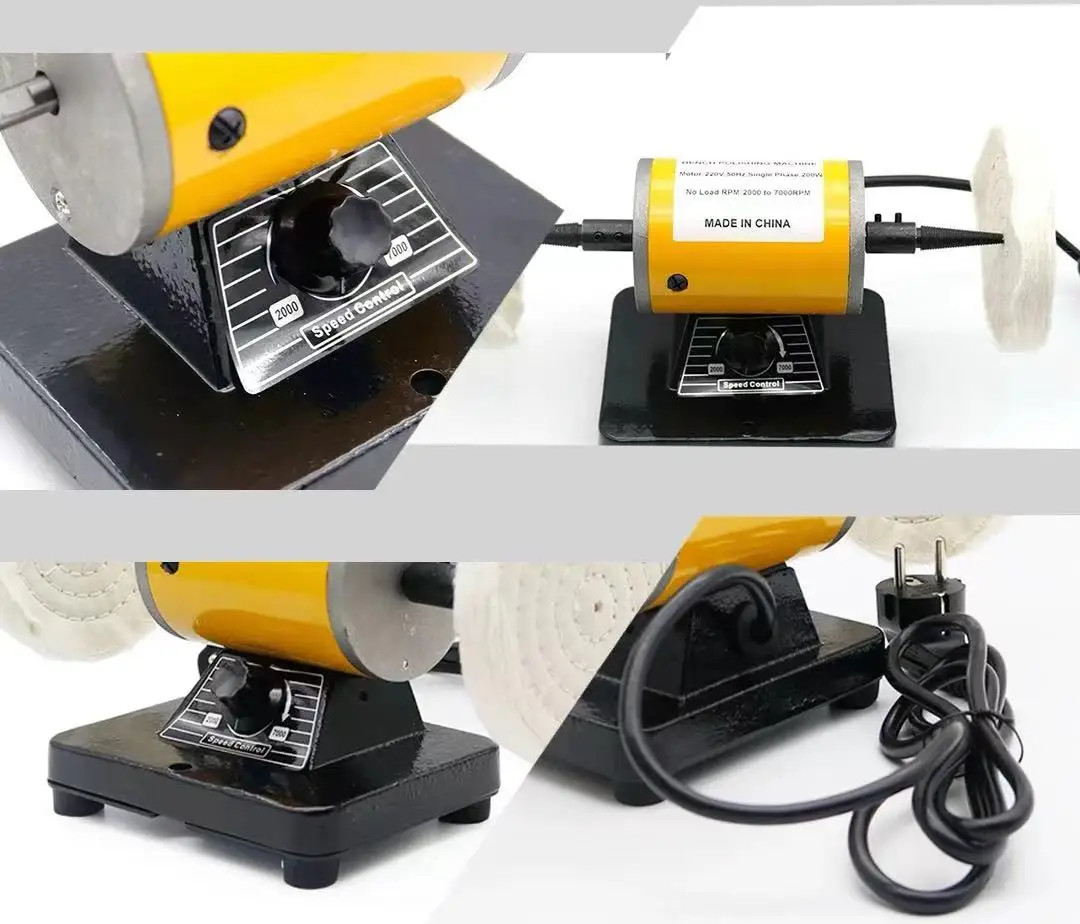 Dental Lab Polishing Grinding Machine Teeth Polisher Adjust Speed Polishing Unit
