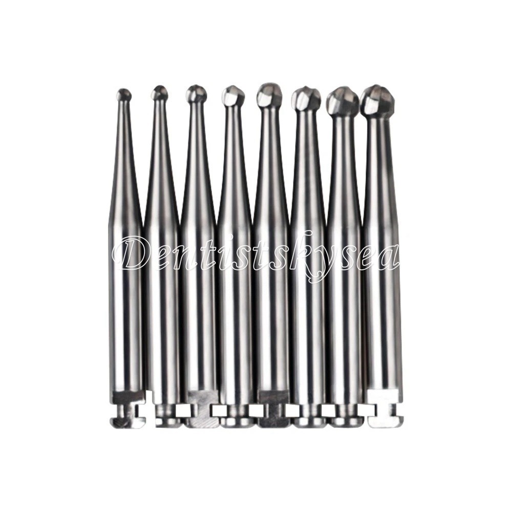 Dental Tungsten Steel Carbide Burs RA 1-8 For Low Speed Contra Angle Handpiece