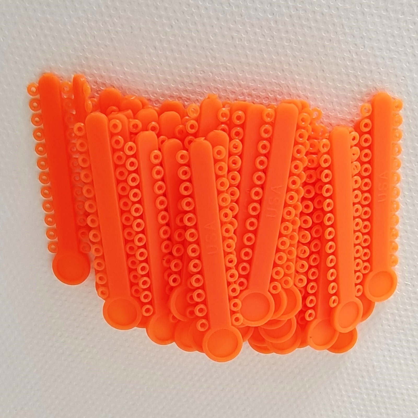 1 Bag Dental Orthodontic Ligature Ties Elastic Rubber Bands 35 Colors 1008 Pcs