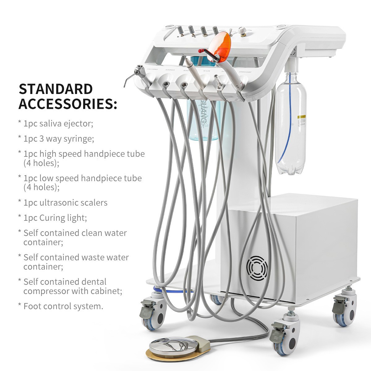 Pro Dental Reduction 4:1 Interproximal Stripping Contra Angle Handpiece IPR Kit