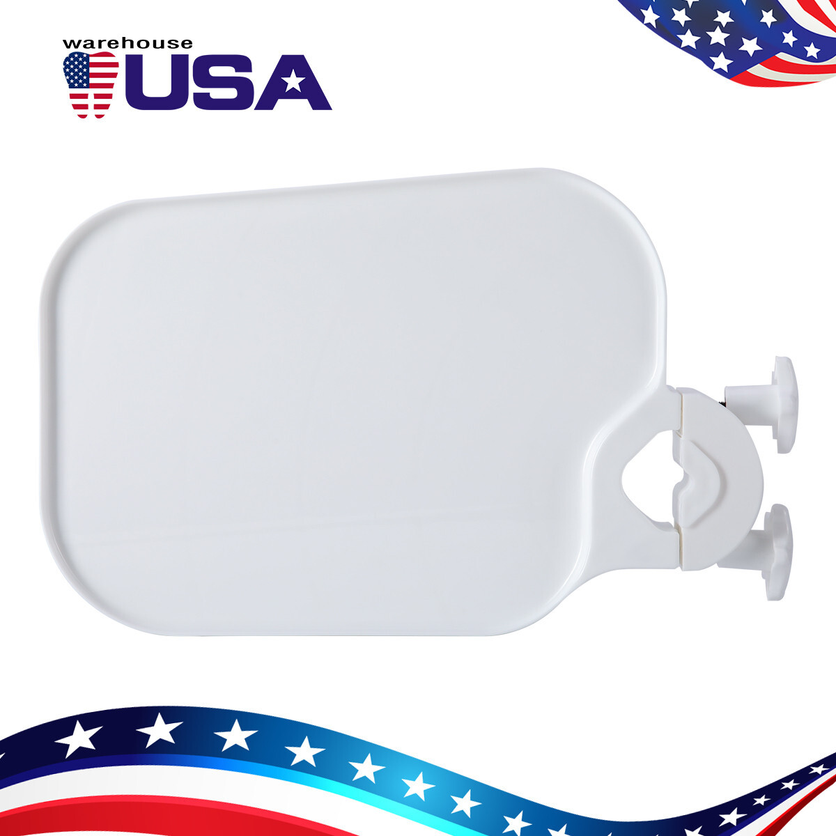 Dental Universal Utility Plastic Post Mounted Tray Table for Dental Chair Unit