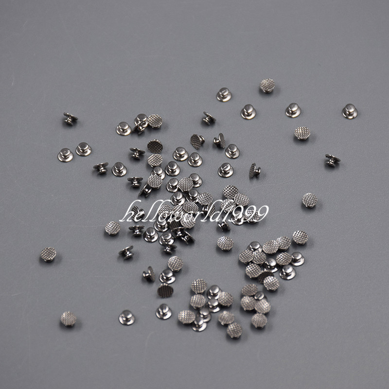 50 Pcs Dental Supplies Orthodontic Ortho Lingual Buttons for Bondable Round Base