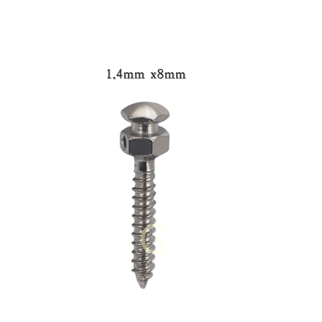 10PC Dental Orthodontic Screws Mini Implants Micro Screws Titanium TAD US STOCK